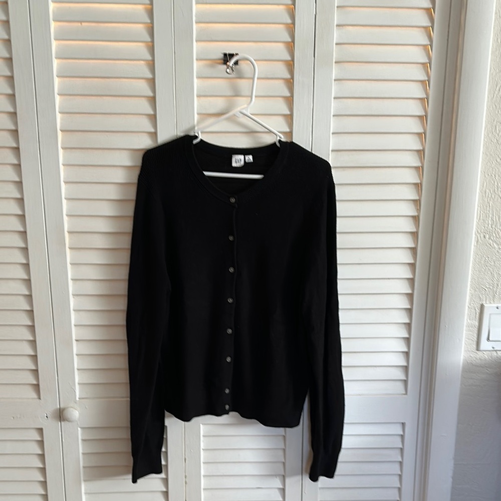 Gap Women's Black cardigan Sweater size XL